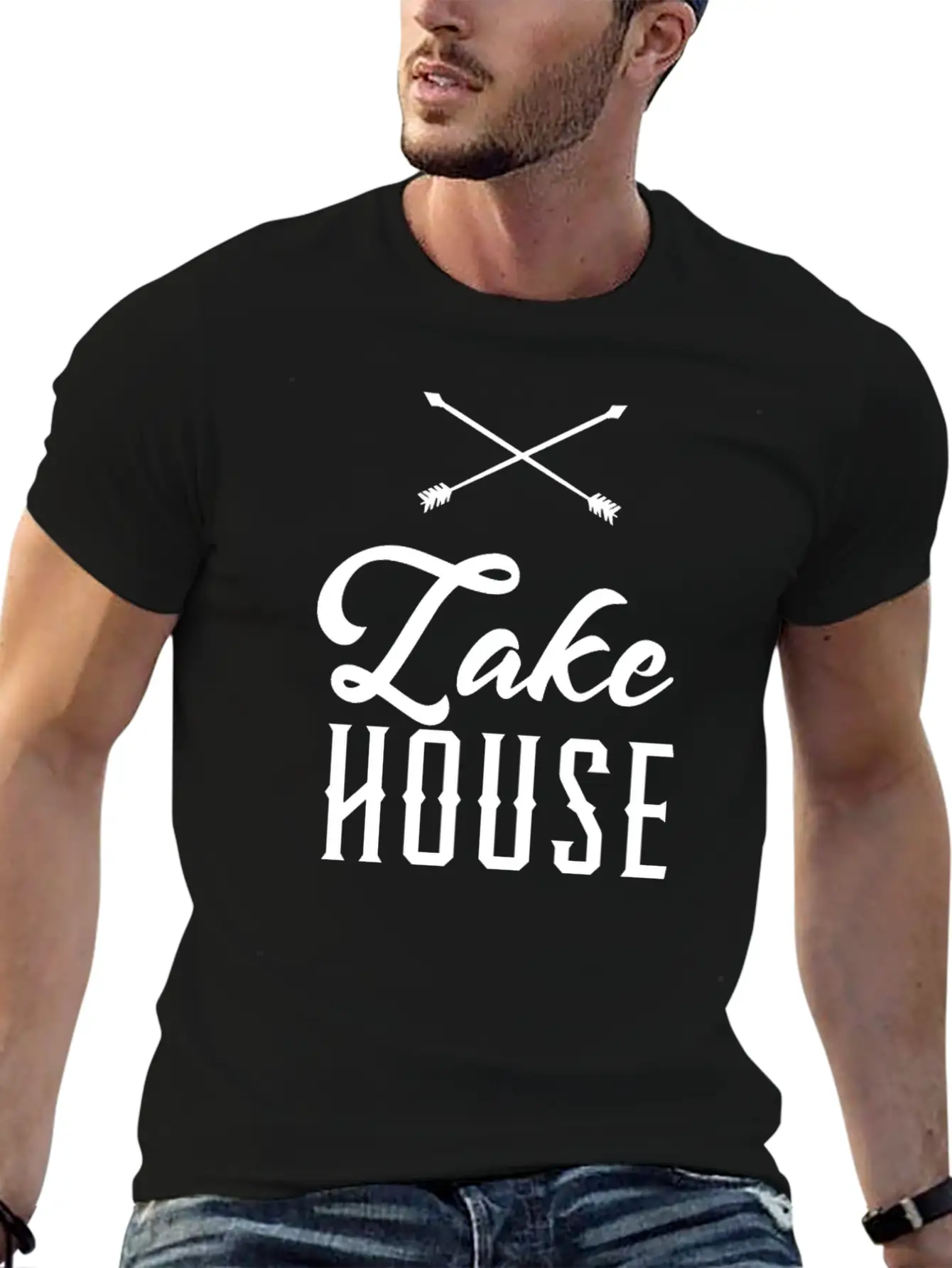Lake House Arrows Lake House Classic Fit Graphic Tee For Daily Comfort – Unisex Cotton Shirt