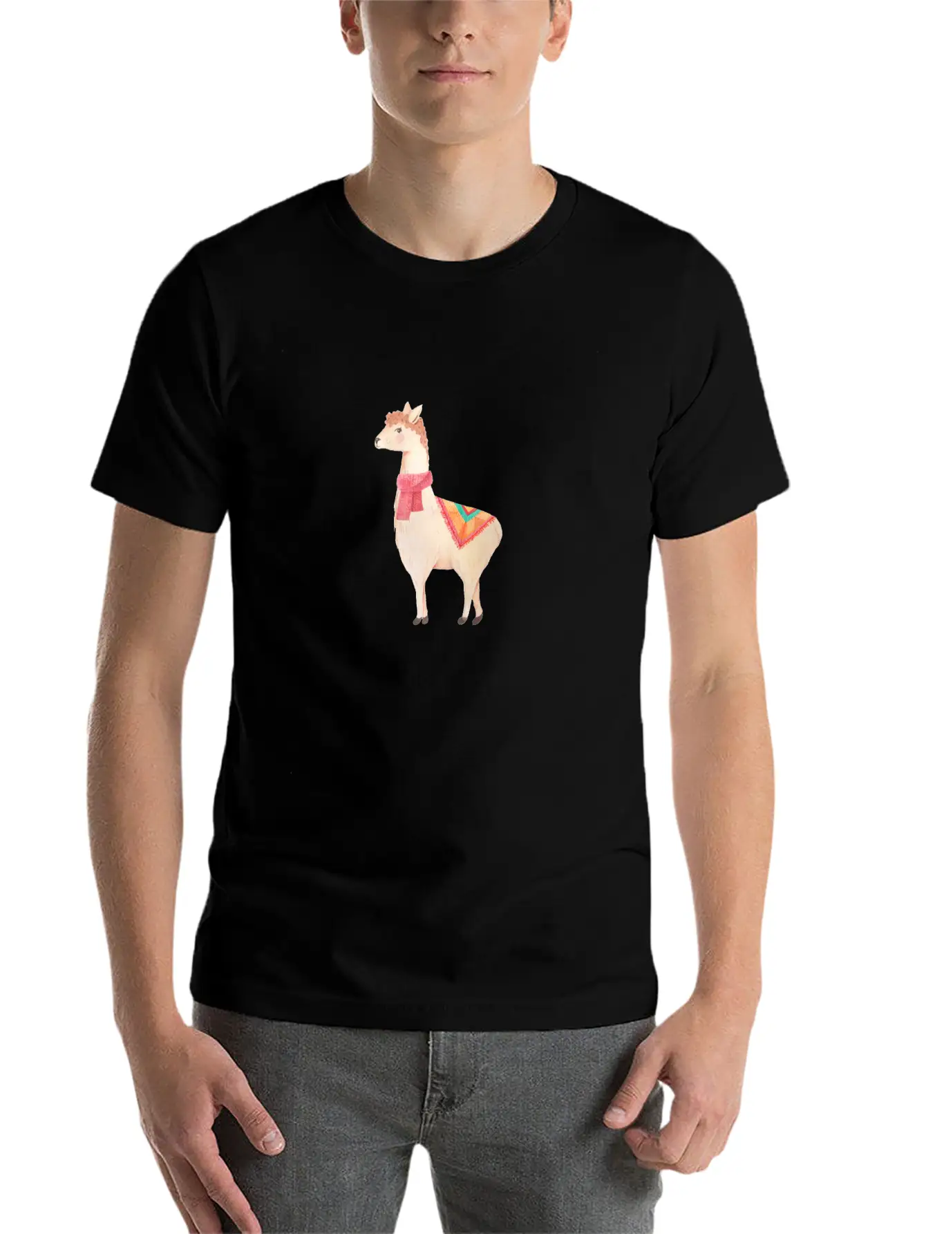 Lama Stylish Everyday T-Shirt – Unisex Basic Cotton Tee