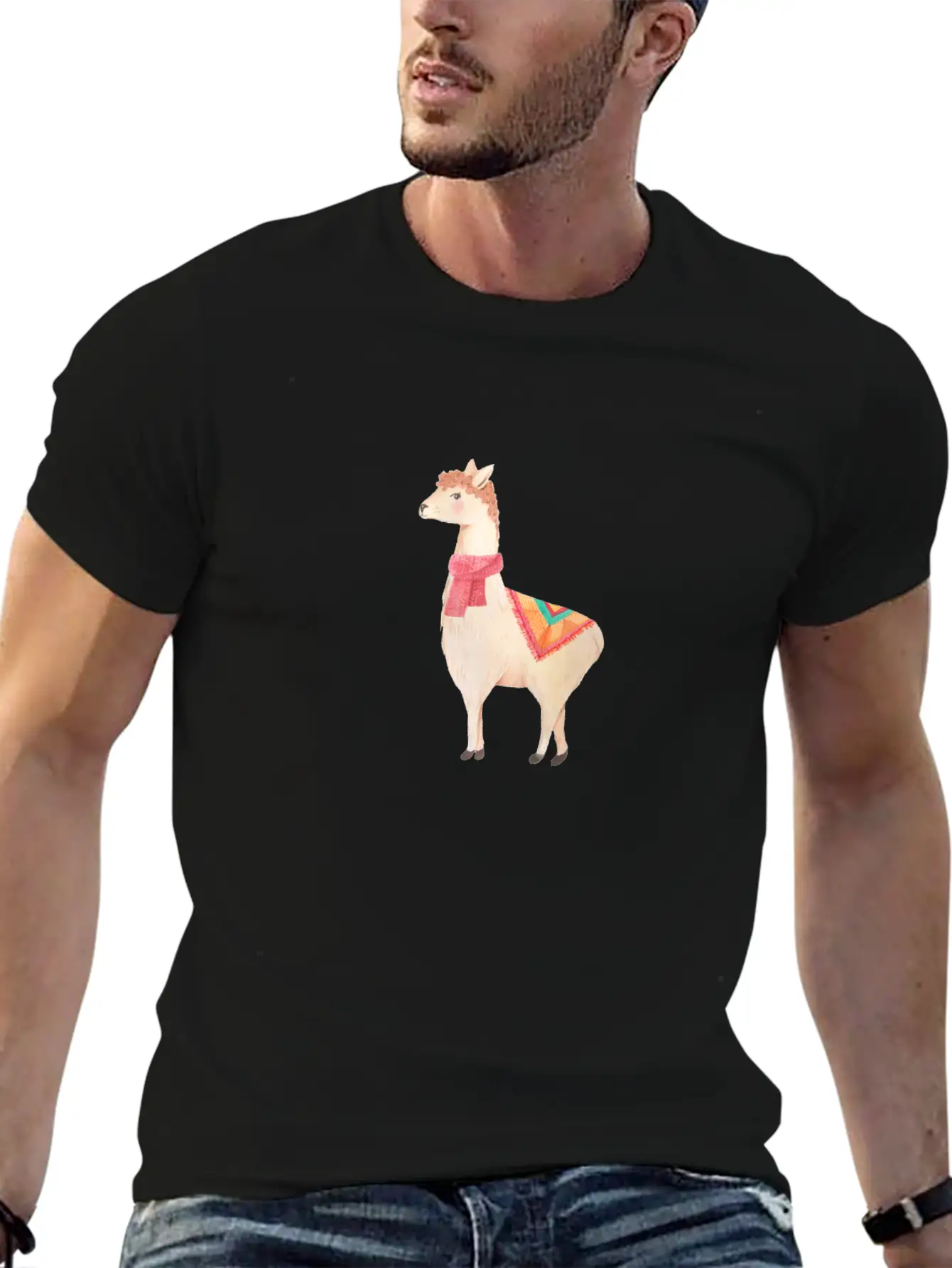 Lama Stylish Everyday T-Shirt – Unisex Basic Cotton Tee