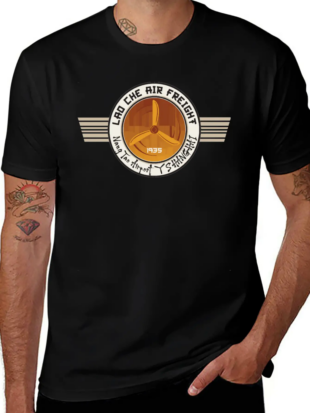 Lao Che Air Freight Unisex Casual T-Shirt – Clean Design For Daily Comfort