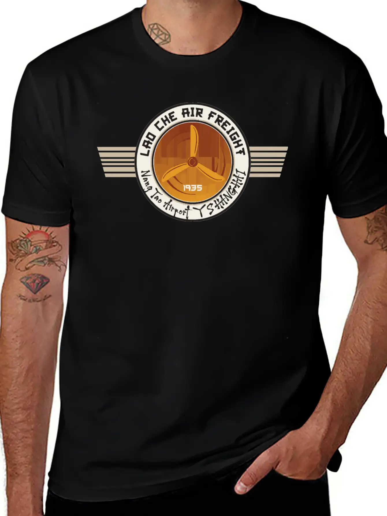 Lao Che Air Freight Unisex Casual T-Shirt – Clean Design For Daily Comfort