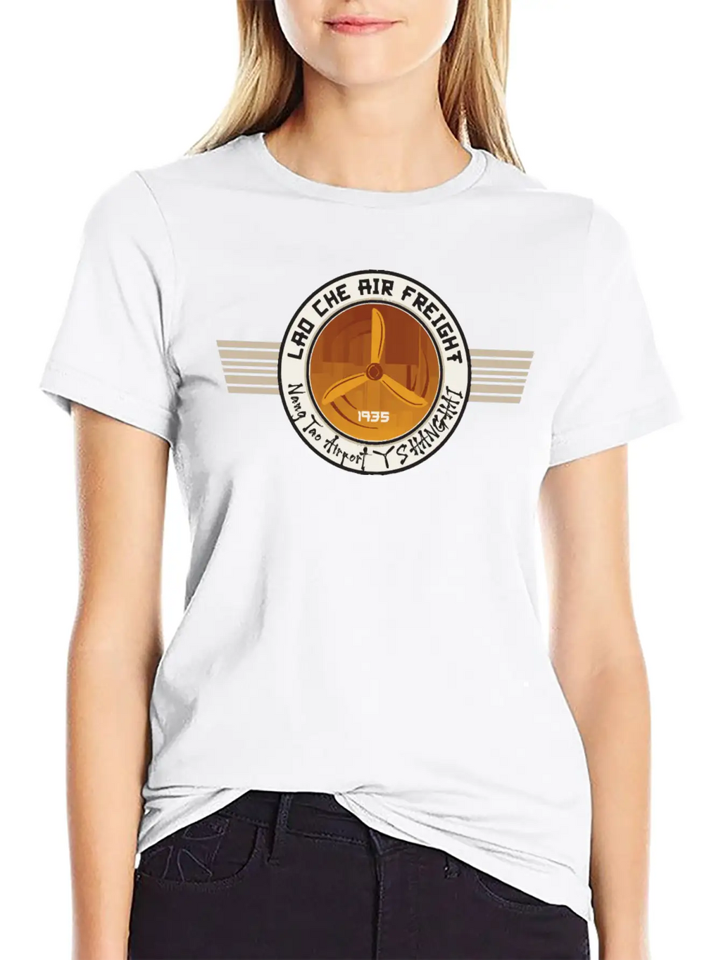 Lao Che Air Freight Unisex Casual T-Shirt – Clean Design For Daily Comfort