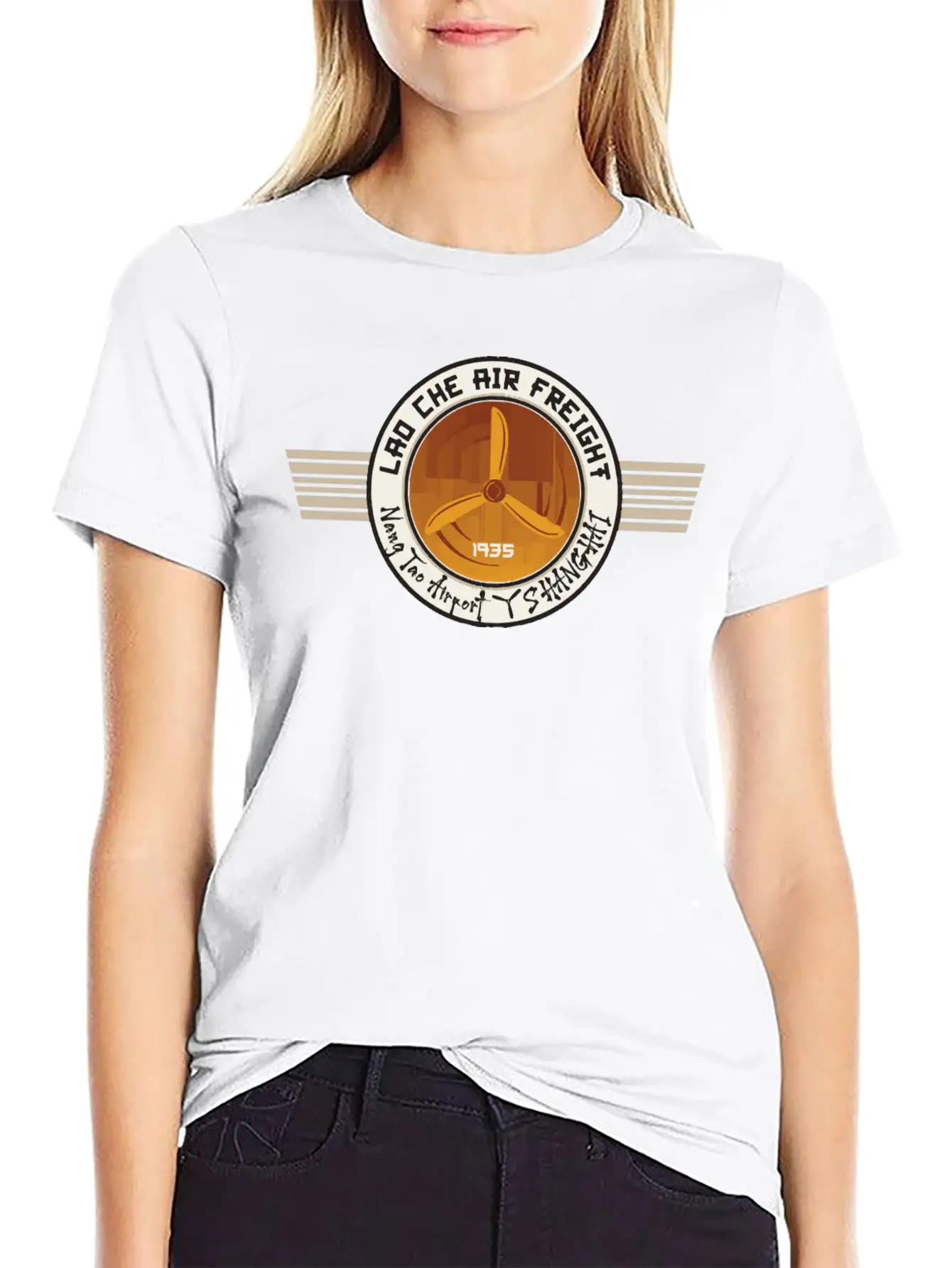 Lao Che Air Freight Unisex Casual T-Shirt – Clean Design For Daily Comfort