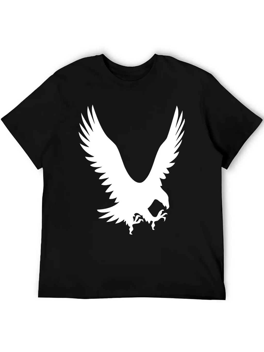 Large Eagle During A Hunt Unisex Short Sleeve Soft Cotton T-Shirt – Casual Everyday Wear