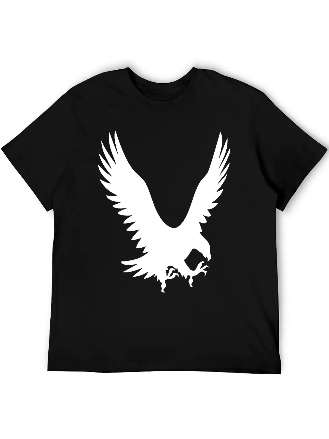 Large Eagle During A Hunt Unisex Short Sleeve Soft Cotton T-Shirt – Casual Everyday Wear