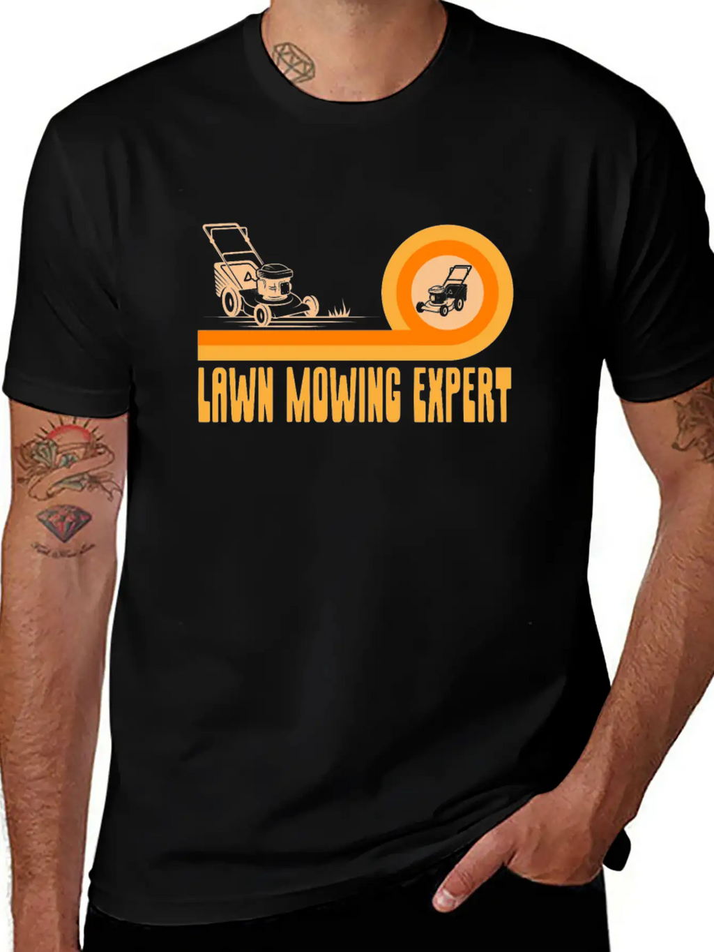 Lawn Mowing Expert Cut Grass Mower Breathable Soft Cotton T-Shirt – Timeless Casual Look