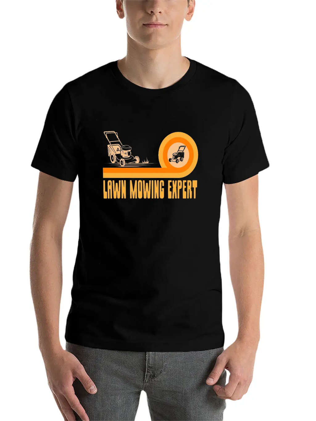 Lawn Mowing Expert Cut Grass Mower Breathable Soft Cotton T-Shirt – Timeless Casual Look