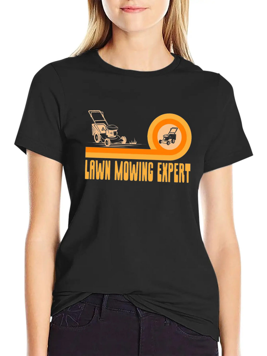 Lawn Mowing Expert Cut Grass Mower Breathable Soft Cotton T-Shirt – Timeless Casual Look