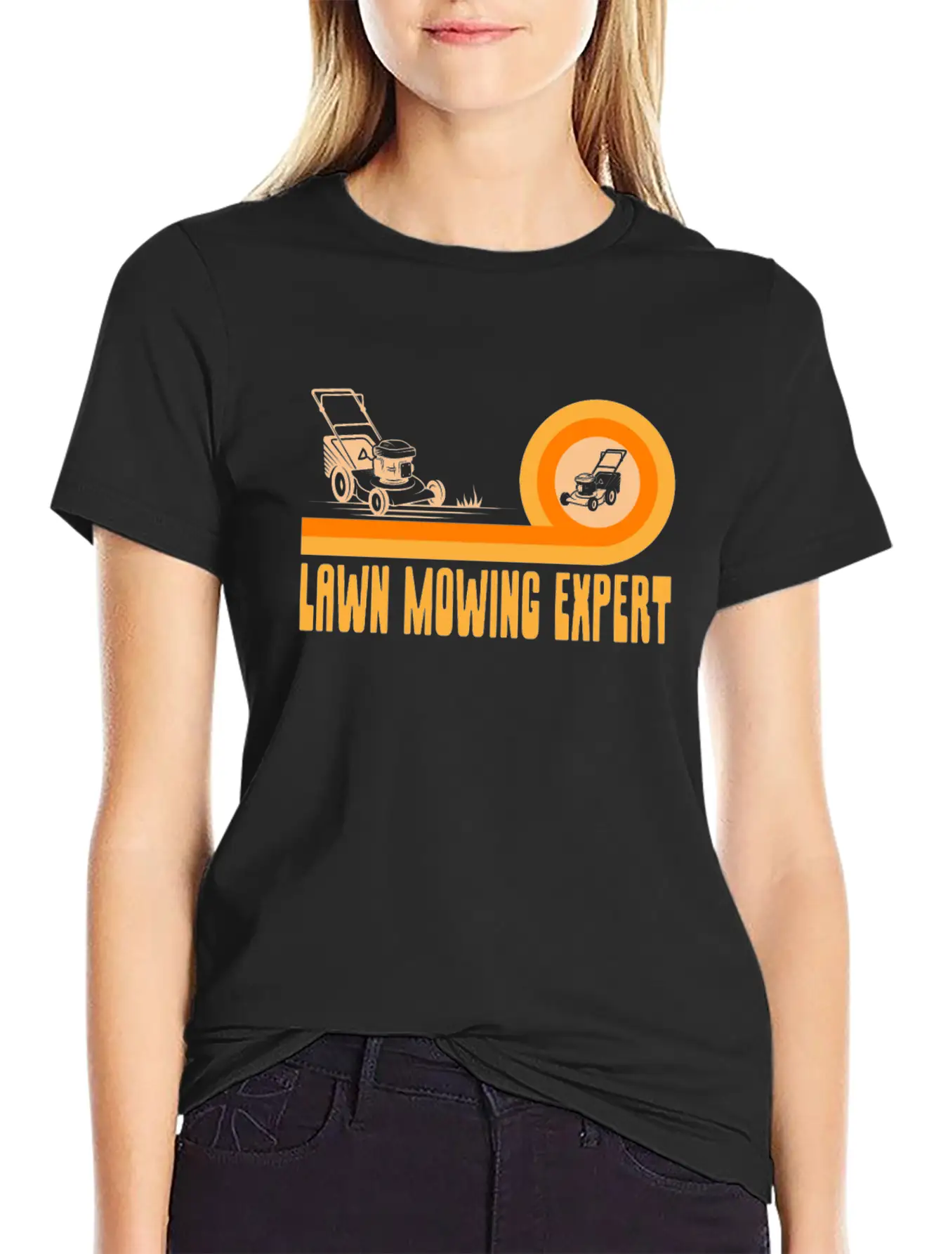 Lawn Mowing Expert Cut Grass Mower Breathable Soft Cotton T-Shirt – Timeless Casual Look