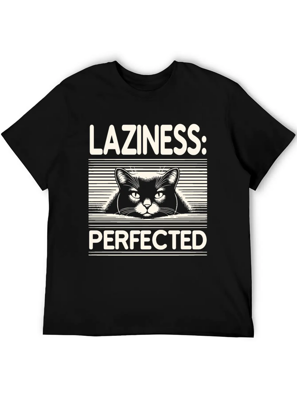 Laziness Perfected Unisex Short Sleeve Soft Cotton T-Shirt – Casual Everyday Wear