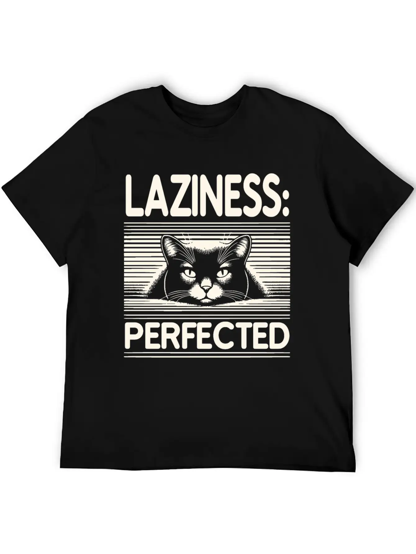 Laziness Perfected Unisex Short Sleeve Soft Cotton T-Shirt – Casual Everyday Wear
