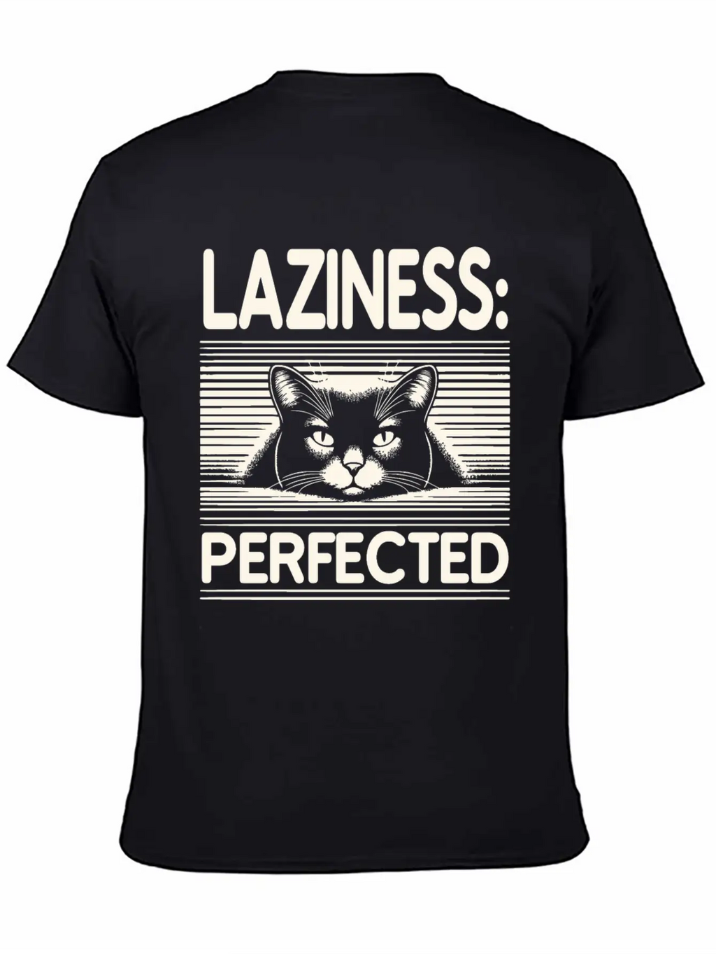 Laziness Perfected Unisex Short Sleeve Soft Cotton T-Shirt – Casual Everyday Wear
