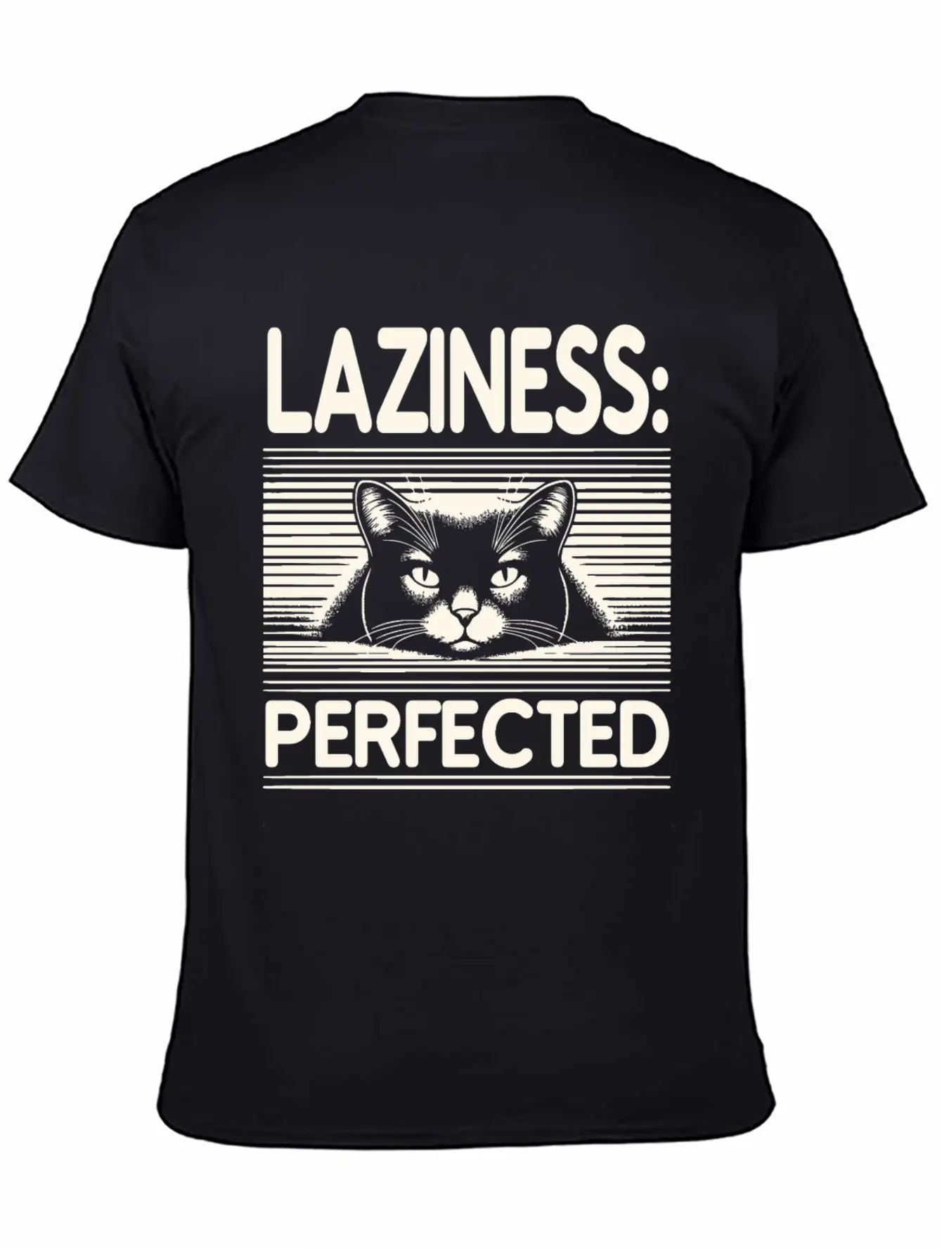 Laziness Perfected Unisex Short Sleeve Soft Cotton T-Shirt – Casual Everyday Wear