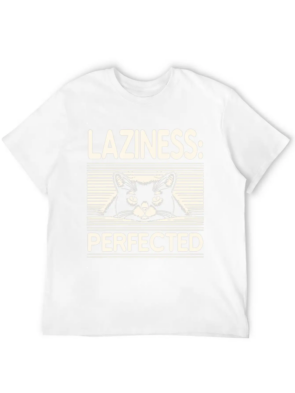Laziness Perfected Unisex Short Sleeve Soft Cotton T-Shirt – Casual Everyday Wear