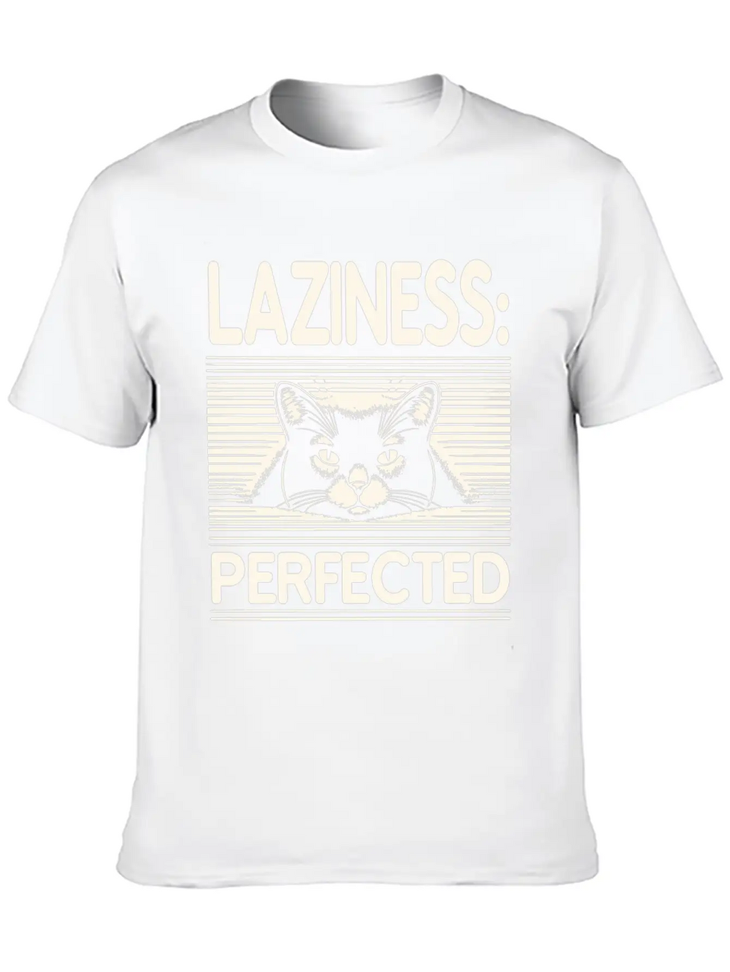 Laziness Perfected Unisex Short Sleeve Soft Cotton T-Shirt – Casual Everyday Wear