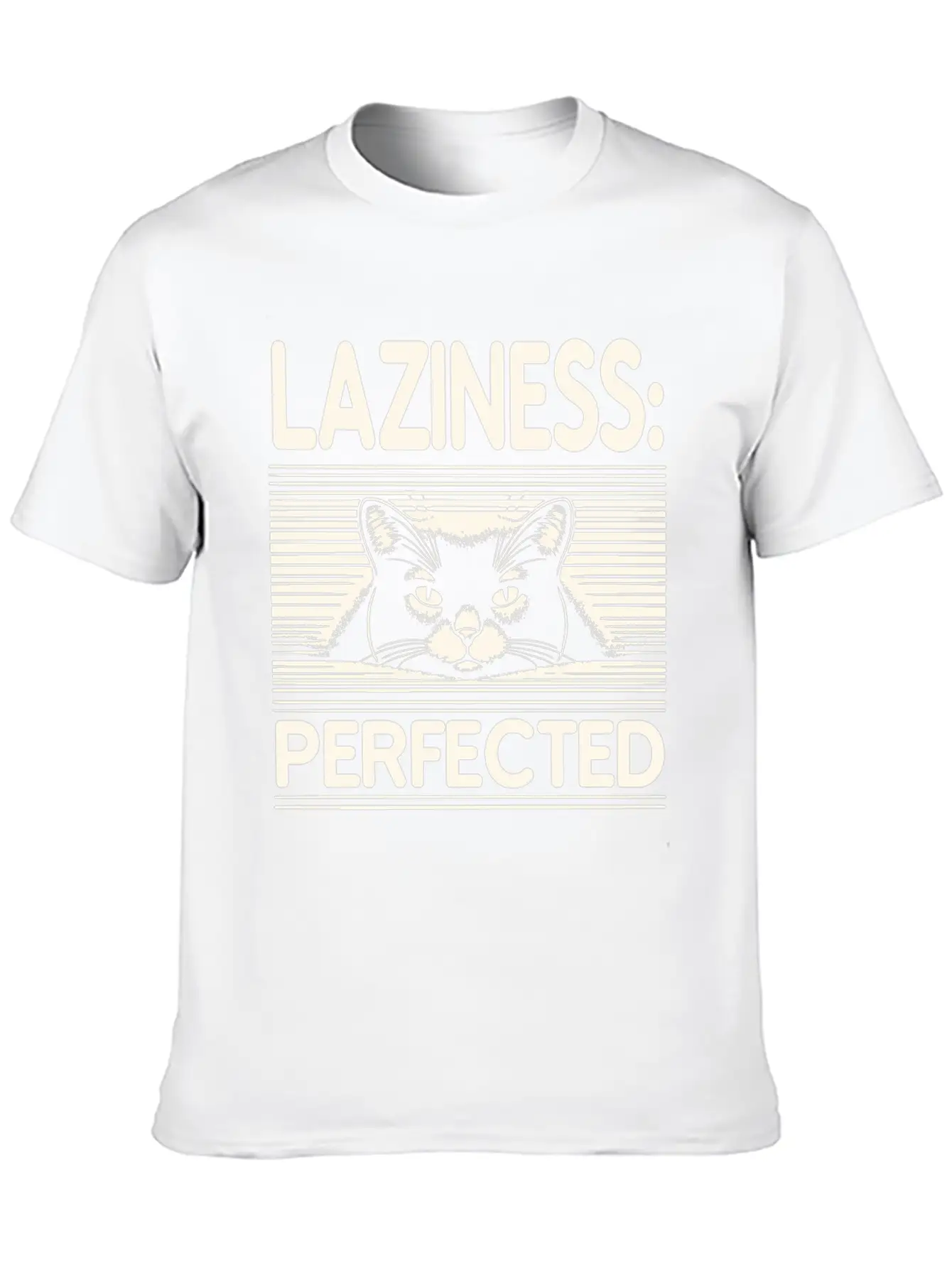 Laziness Perfected Unisex Short Sleeve Soft Cotton T-Shirt – Casual Everyday Wear