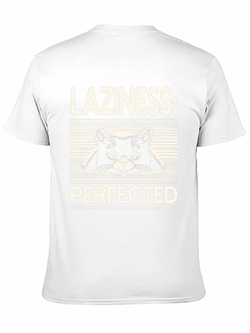 Laziness Perfected Unisex Short Sleeve Soft Cotton T-Shirt – Casual Everyday Wear
