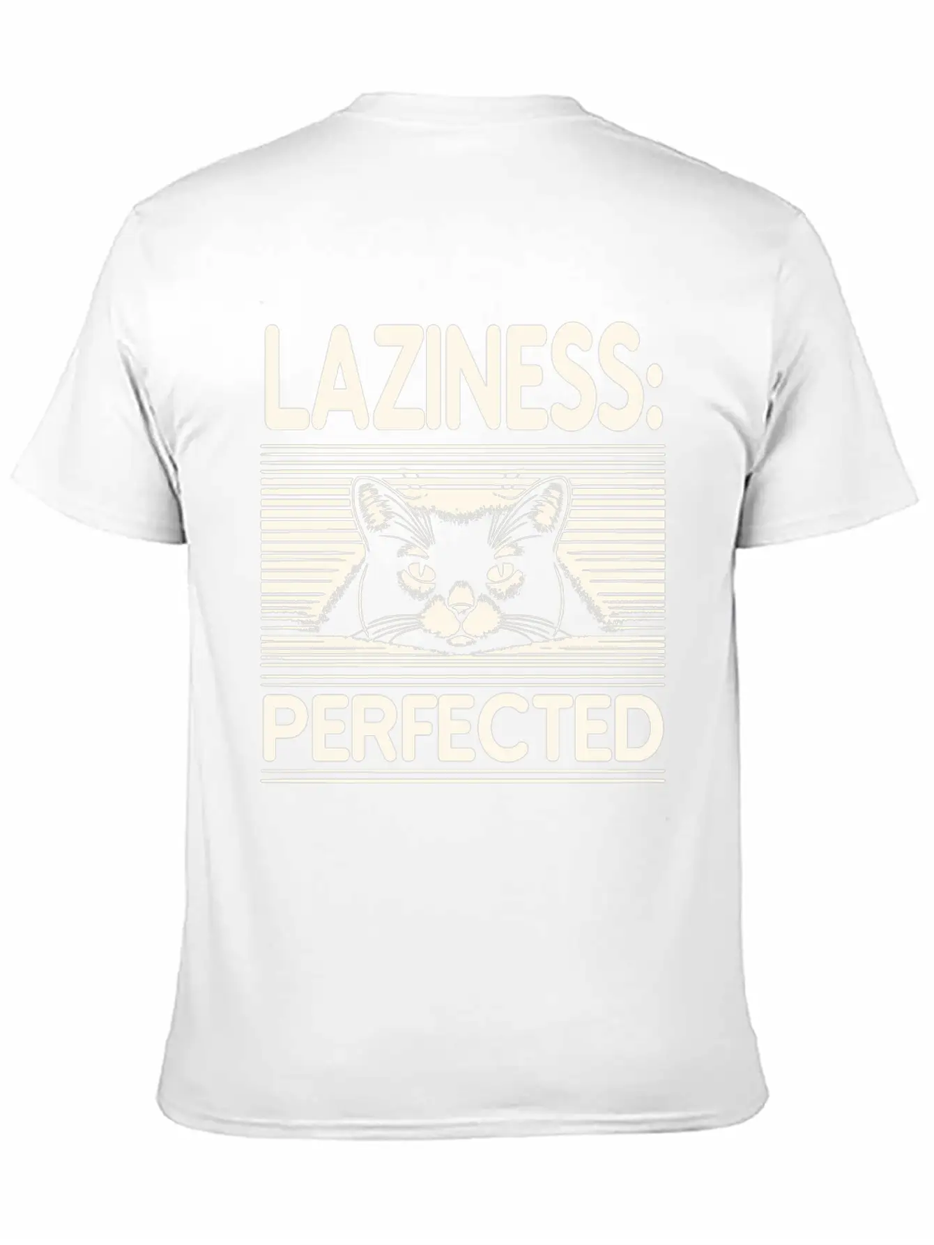 Laziness Perfected Unisex Short Sleeve Soft Cotton T-Shirt – Casual Everyday Wear