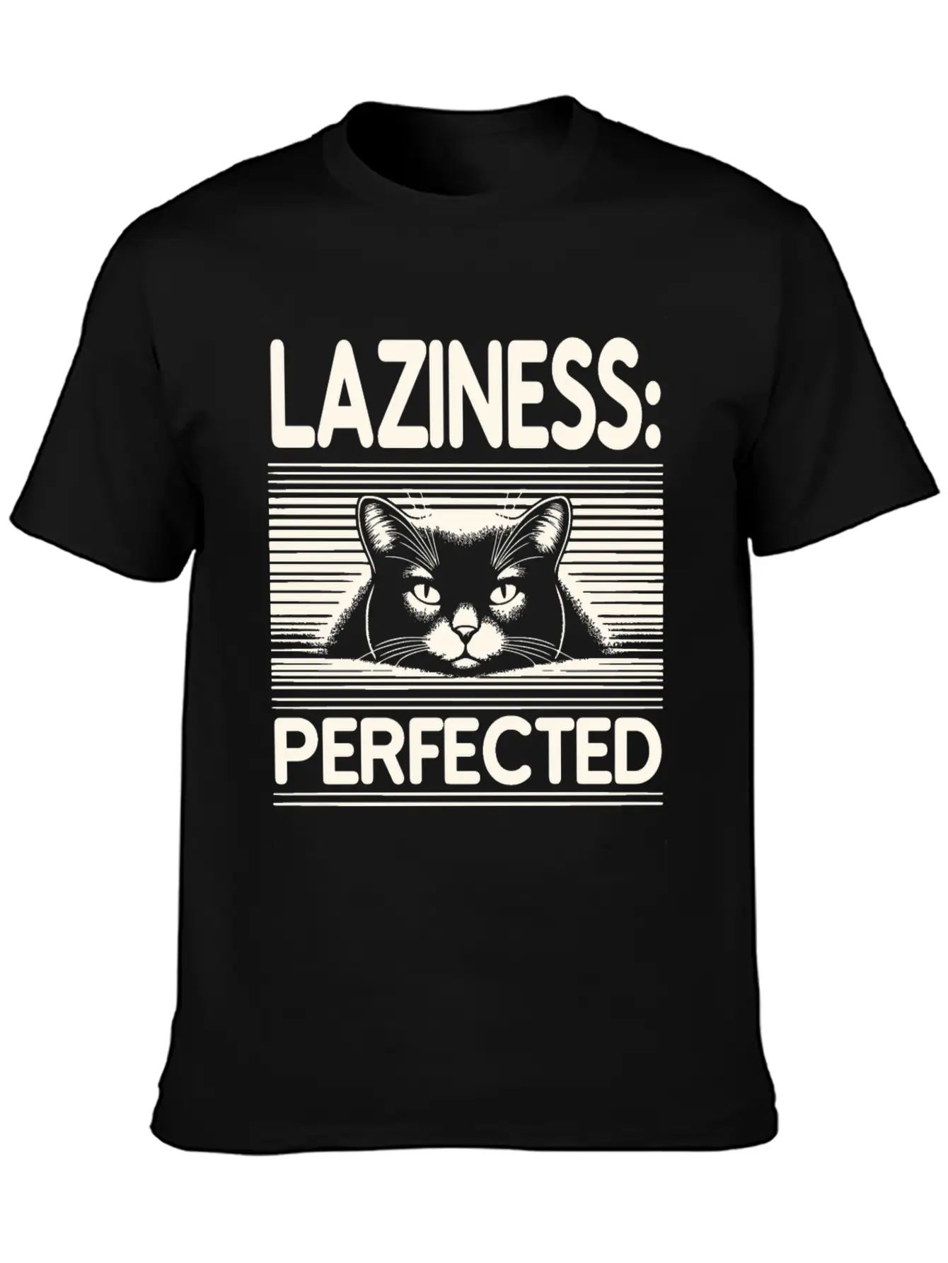 Laziness Perfected Unisex Short Sleeve Soft Cotton T-Shirt – Casual Everyday Wear
