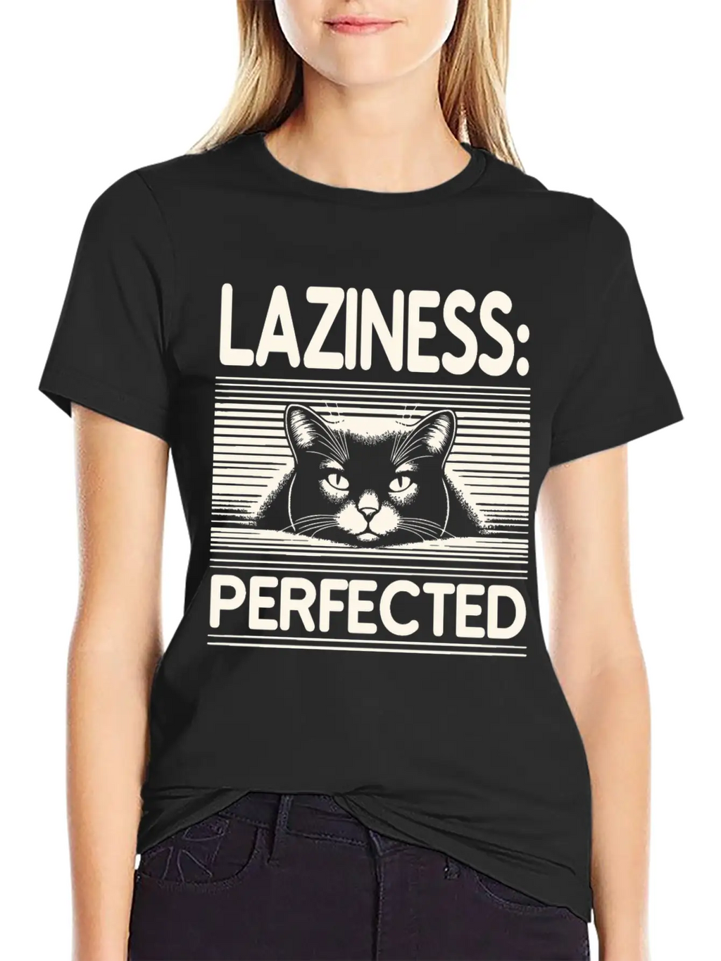 Laziness Perfected Unisex Short Sleeve Soft Cotton T-Shirt – Casual Everyday Wear