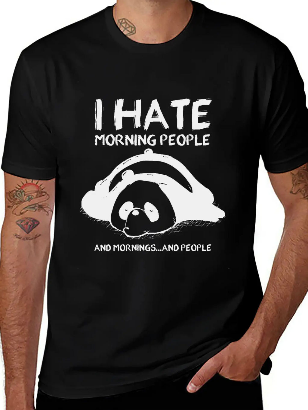 Lazy Bear Unisex Casual T-Shirt – Clean Design For Daily Comfort