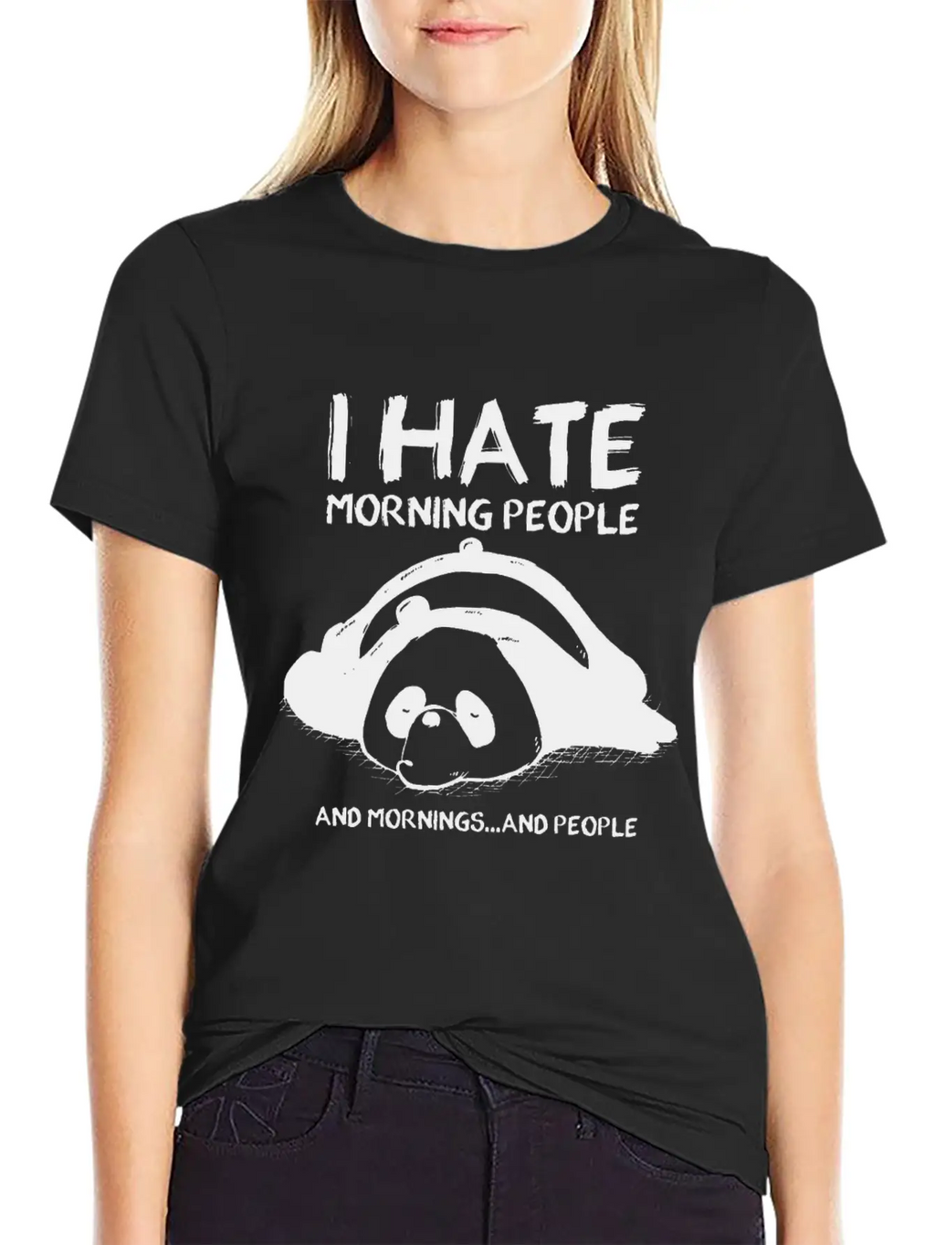 Lazy Bear Unisex Casual T-Shirt – Clean Design For Daily Comfort