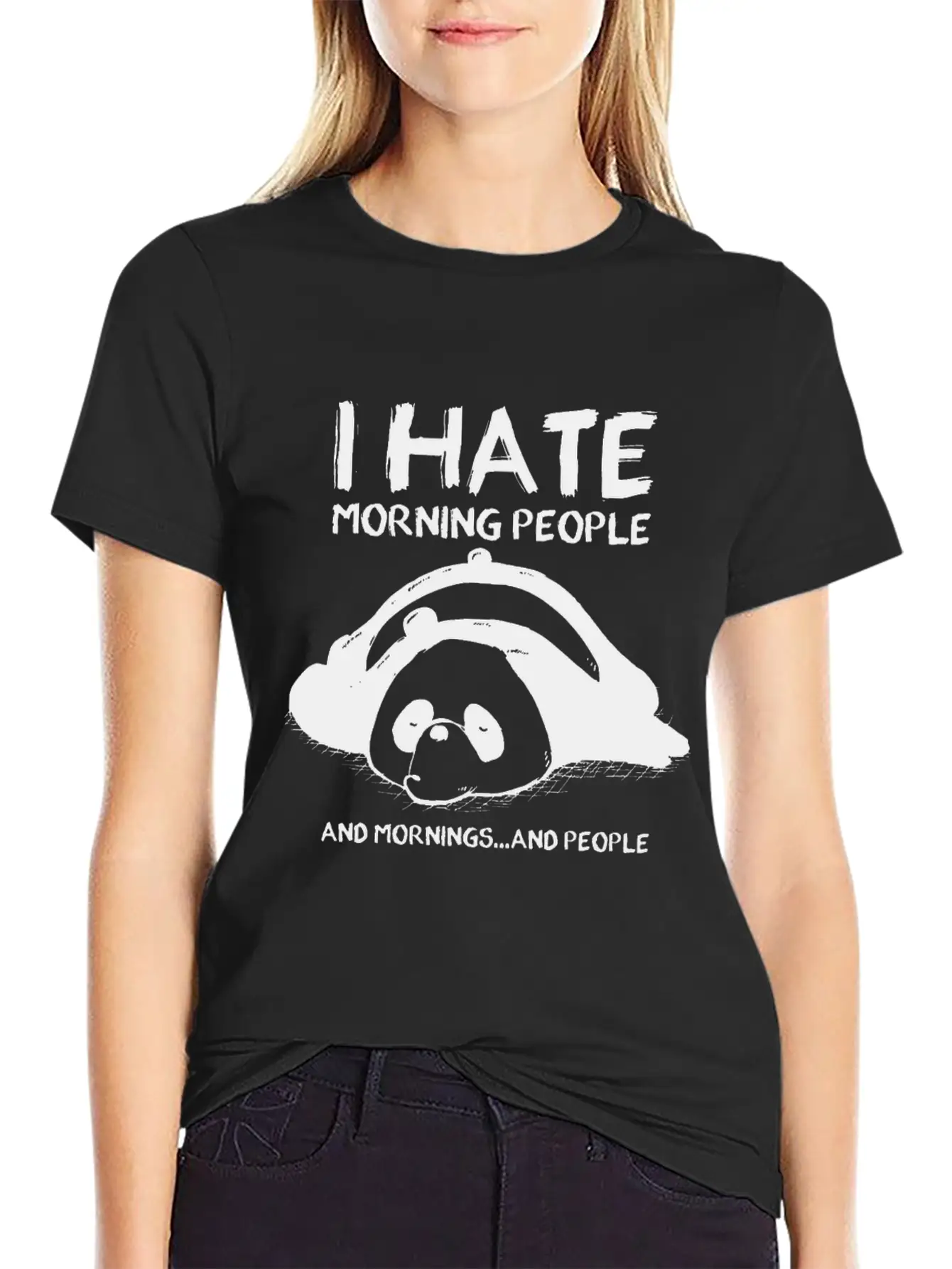 Lazy Bear Unisex Casual T-Shirt – Clean Design For Daily Comfort