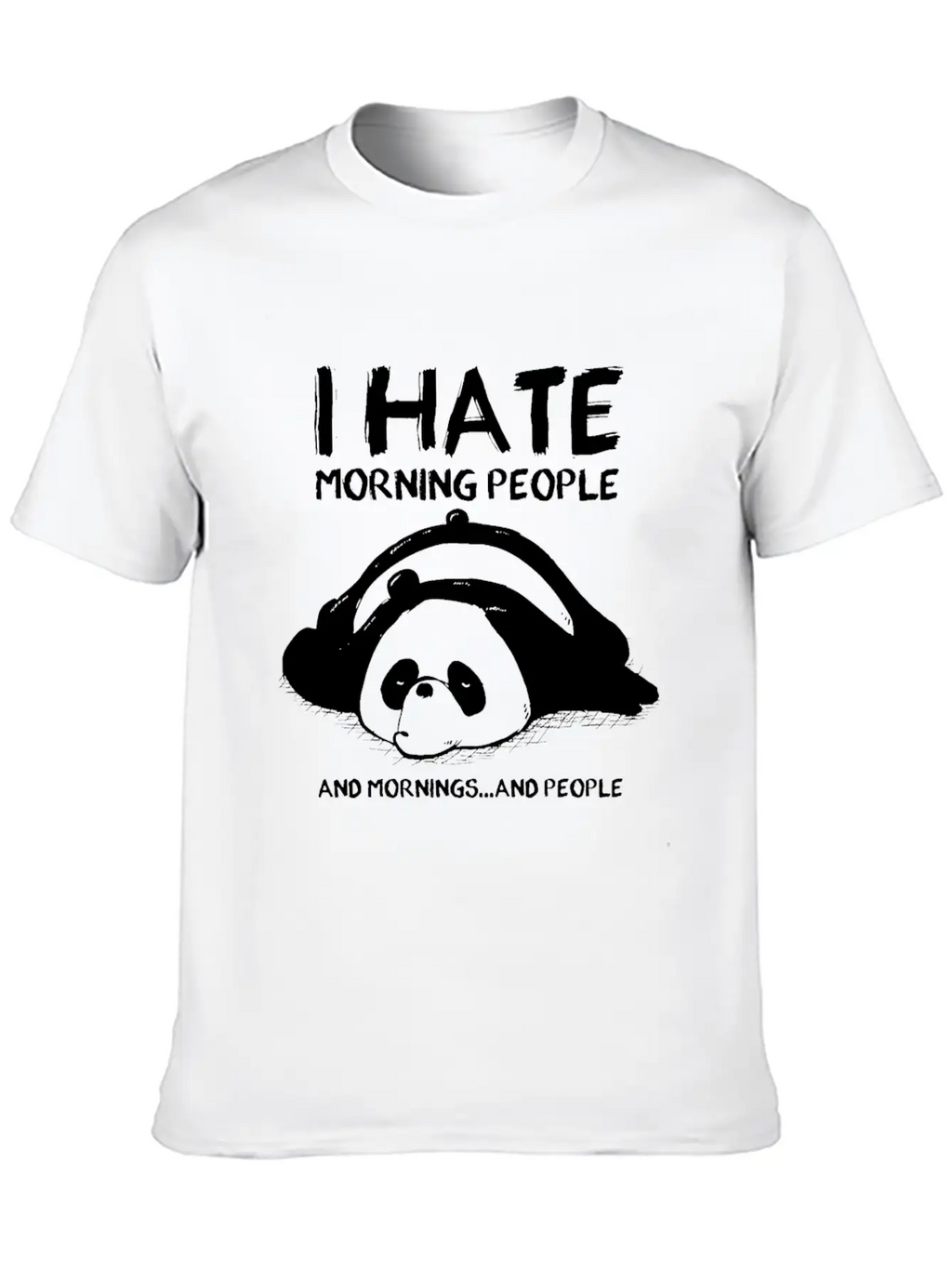 Lazy Bear Unisex Casual T-Shirt – Clean Design For Daily Comfort