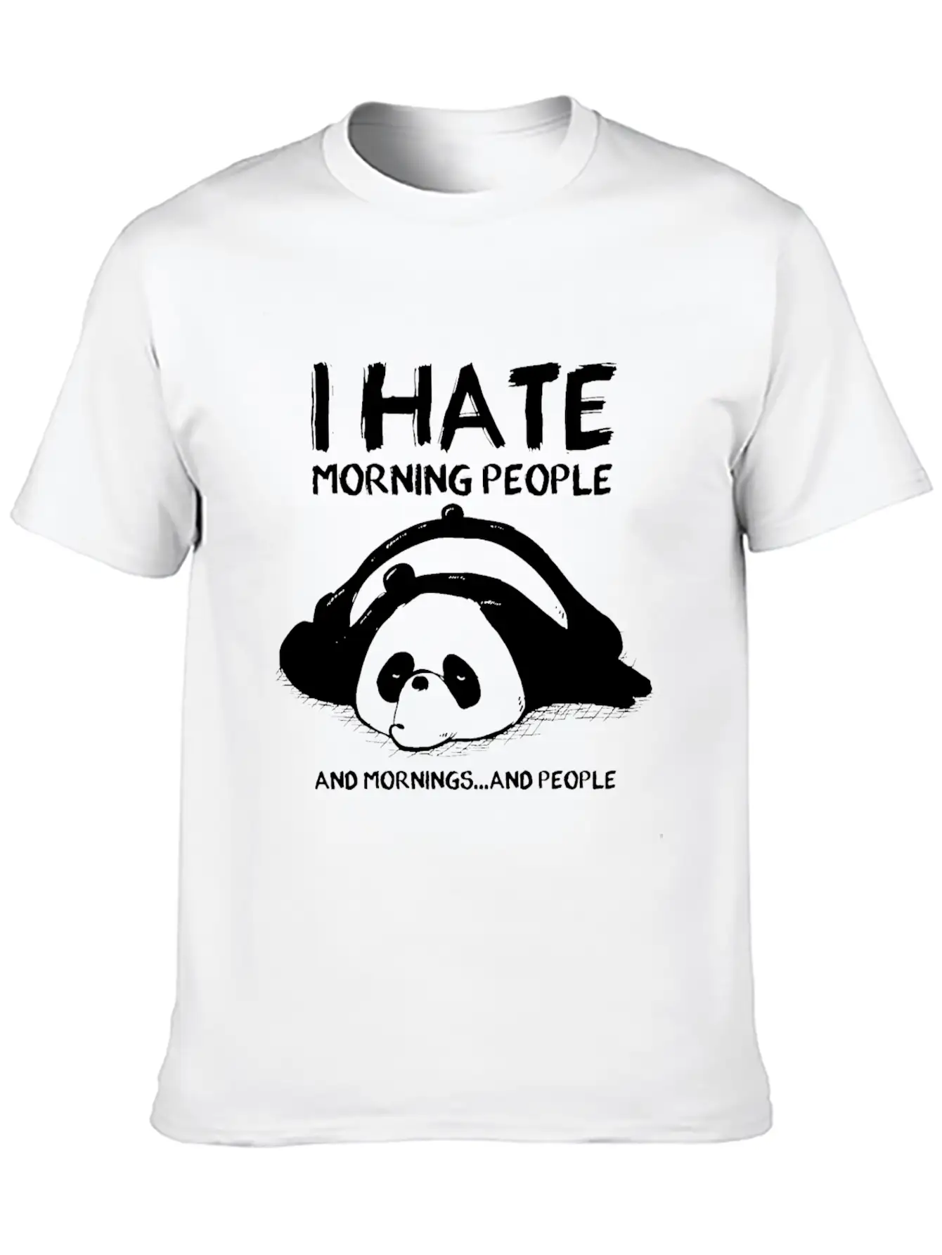Lazy Bear Unisex Casual T-Shirt – Clean Design For Daily Comfort