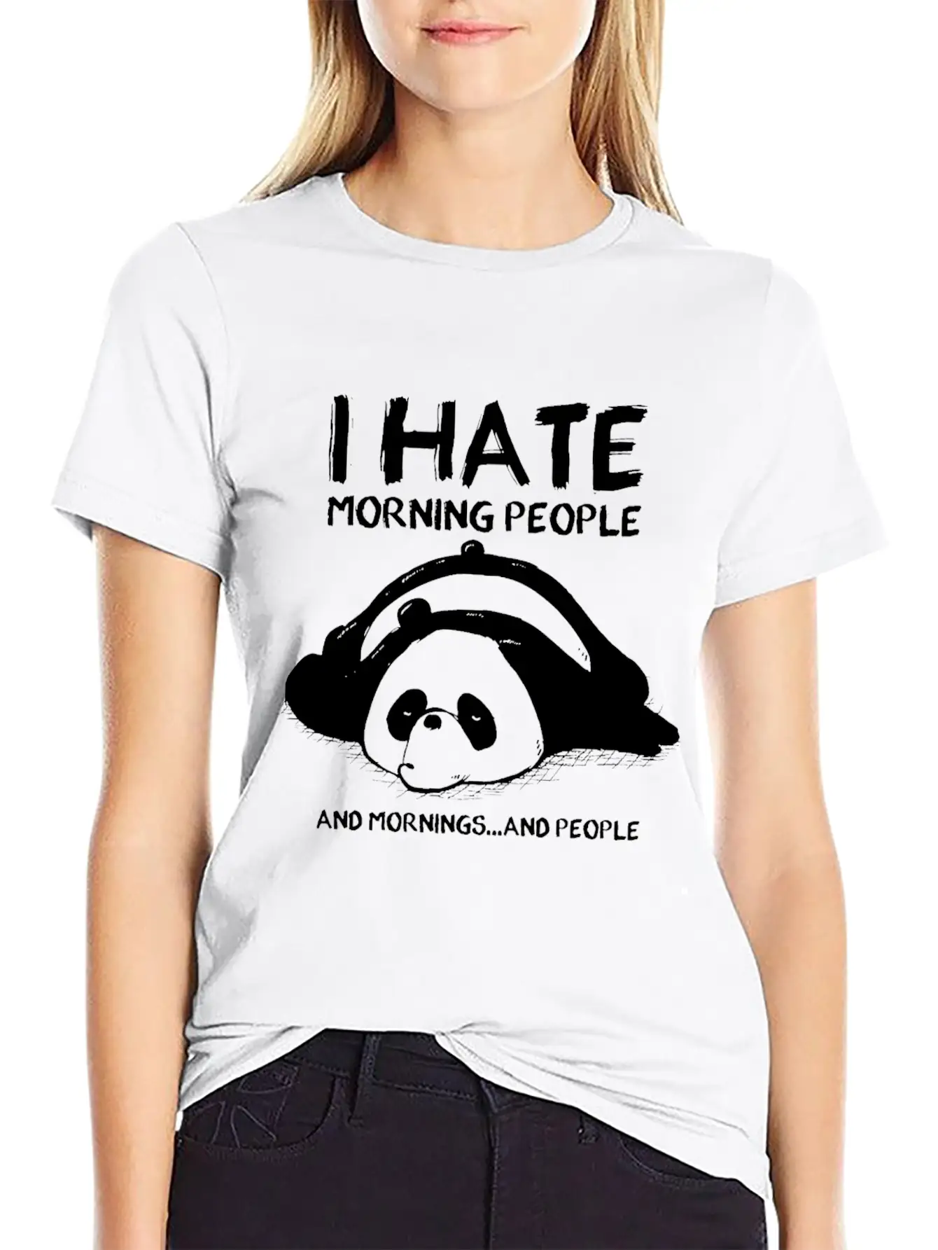 Lazy Bear Unisex Casual T-Shirt – Clean Design For Daily Comfort