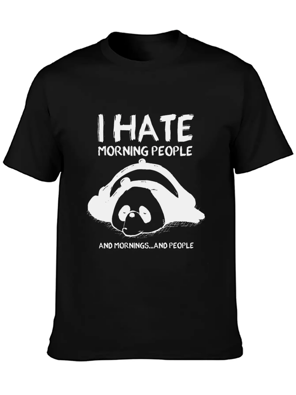 Lazy Bear Unisex Casual T-Shirt – Clean Design For Daily Comfort