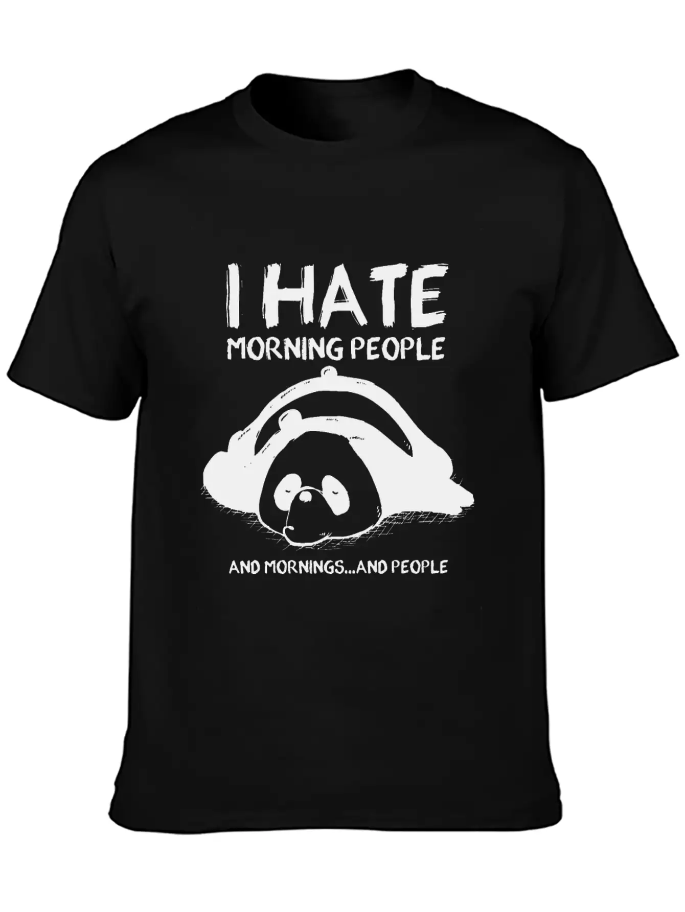 Lazy Bear Unisex Casual T-Shirt – Clean Design For Daily Comfort