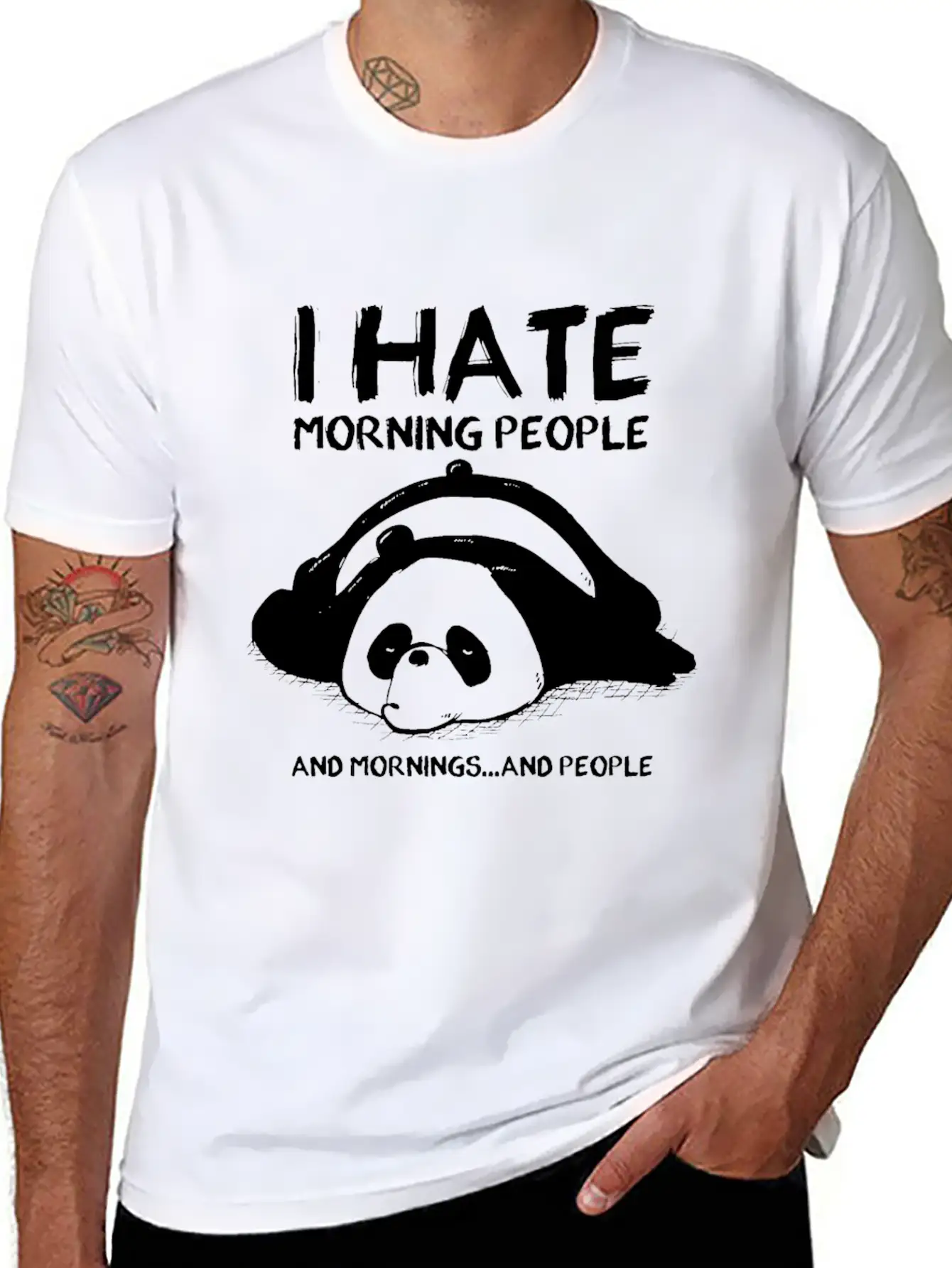 Lazy Bear Unisex Casual T-Shirt – Clean Design For Daily Comfort
