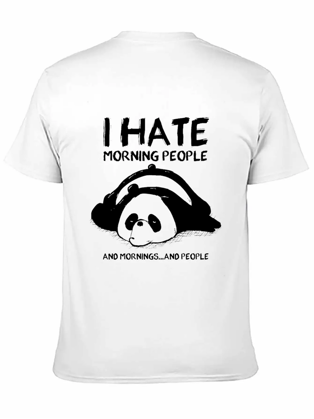 Lazy Bear Unisex Casual T-Shirt – Clean Design For Daily Comfort