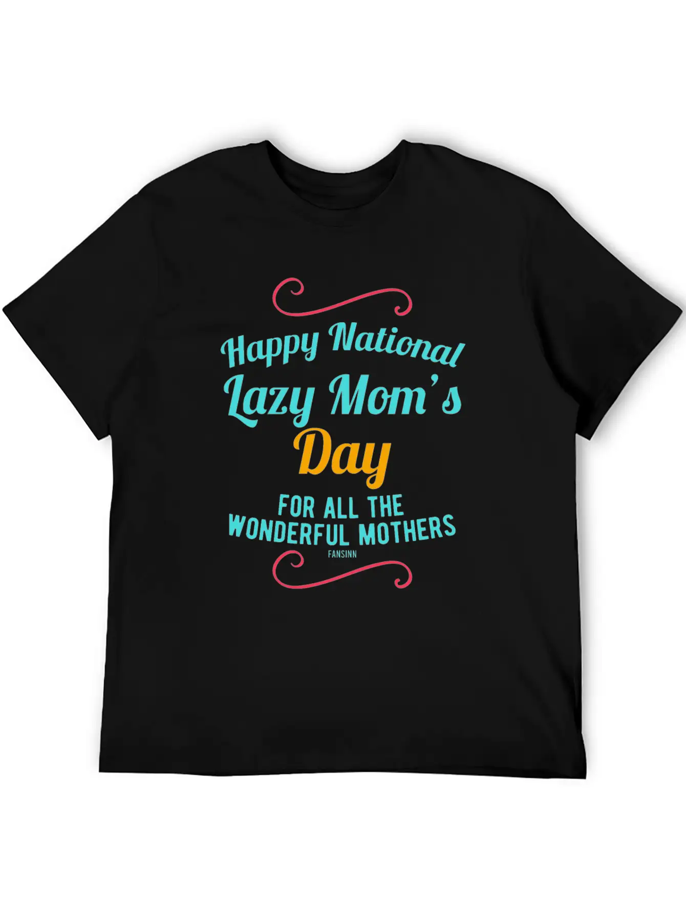 Lazy Mom's Day Mother's Lazy Woman Breathable Soft Cotton T-Shirt – Timeless Casual Look