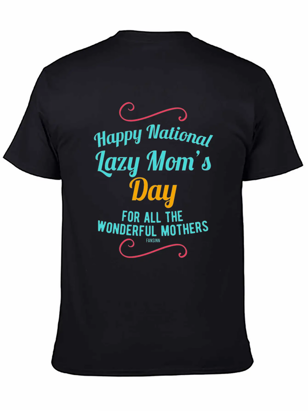 Lazy Mom's Day Mother's Lazy Woman Breathable Soft Cotton T-Shirt – Timeless Casual Look