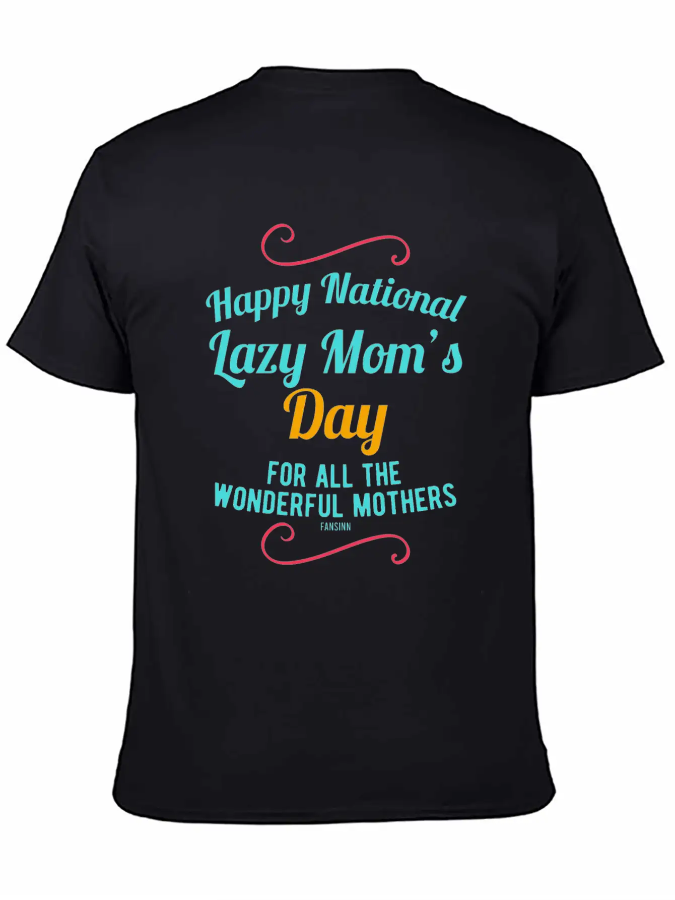 Lazy Mom's Day Mother's Lazy Woman Breathable Soft Cotton T-Shirt – Timeless Casual Look