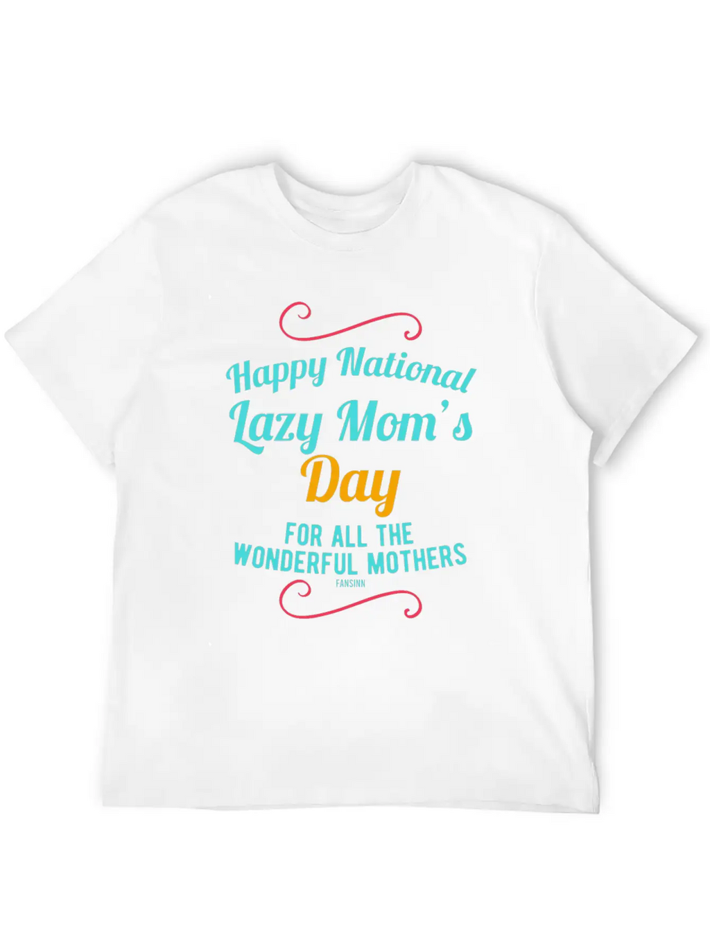 Lazy Mom's Day Mother's Lazy Woman Breathable Soft Cotton T-Shirt – Timeless Casual Look