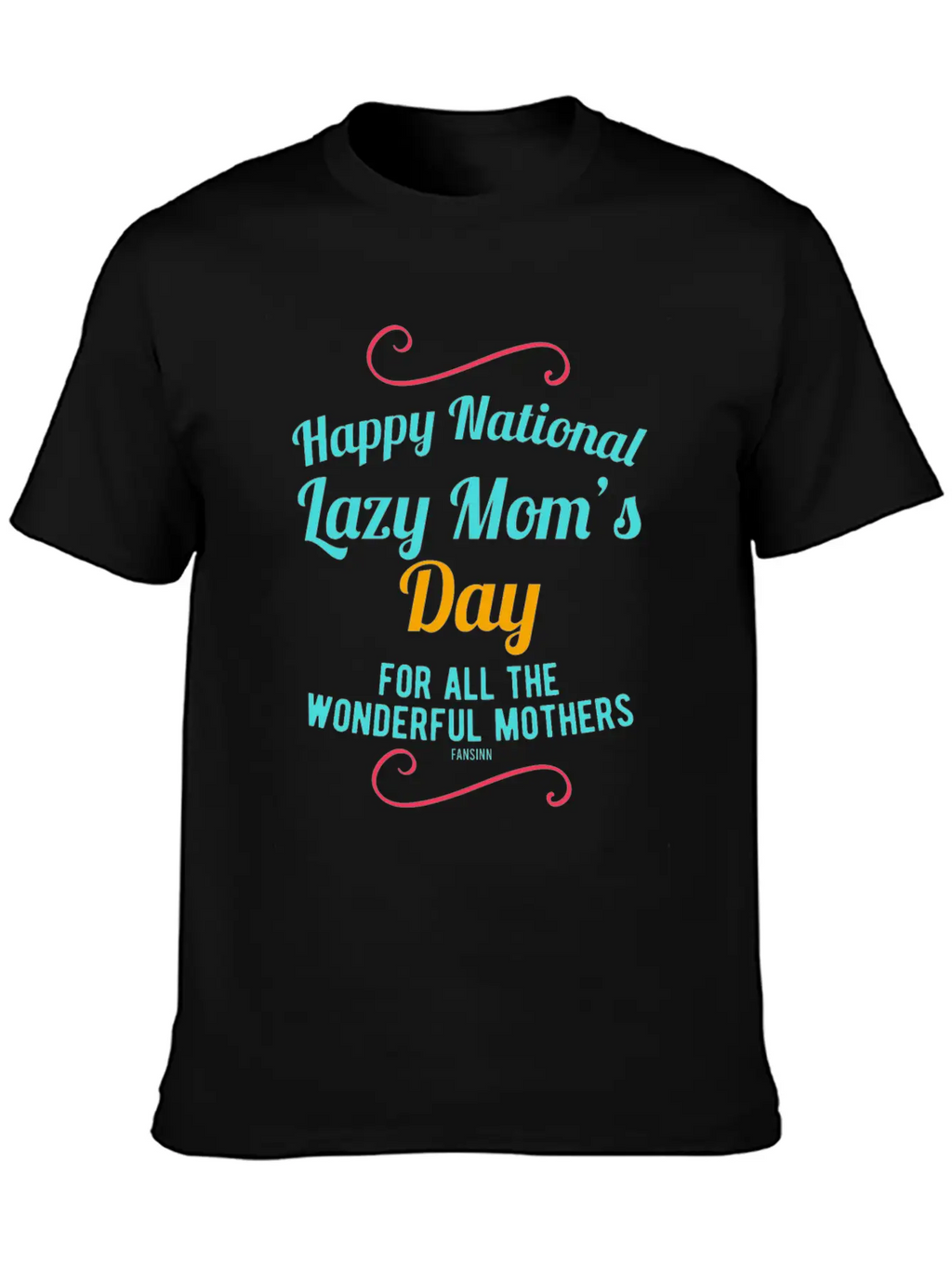 Lazy Mom's Day Mother's Lazy Woman Breathable Soft Cotton T-Shirt – Timeless Casual Look