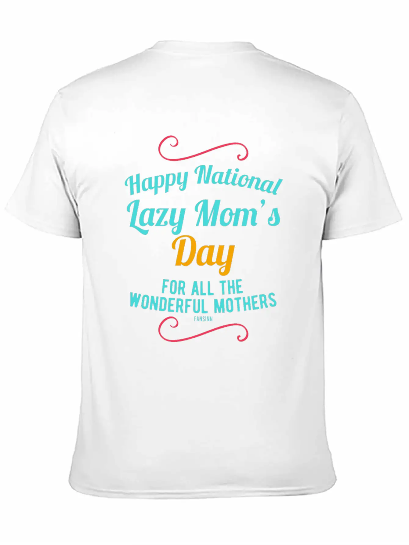 Lazy Mom's Day Mother's Lazy Woman Breathable Soft Cotton T-Shirt – Timeless Casual Look