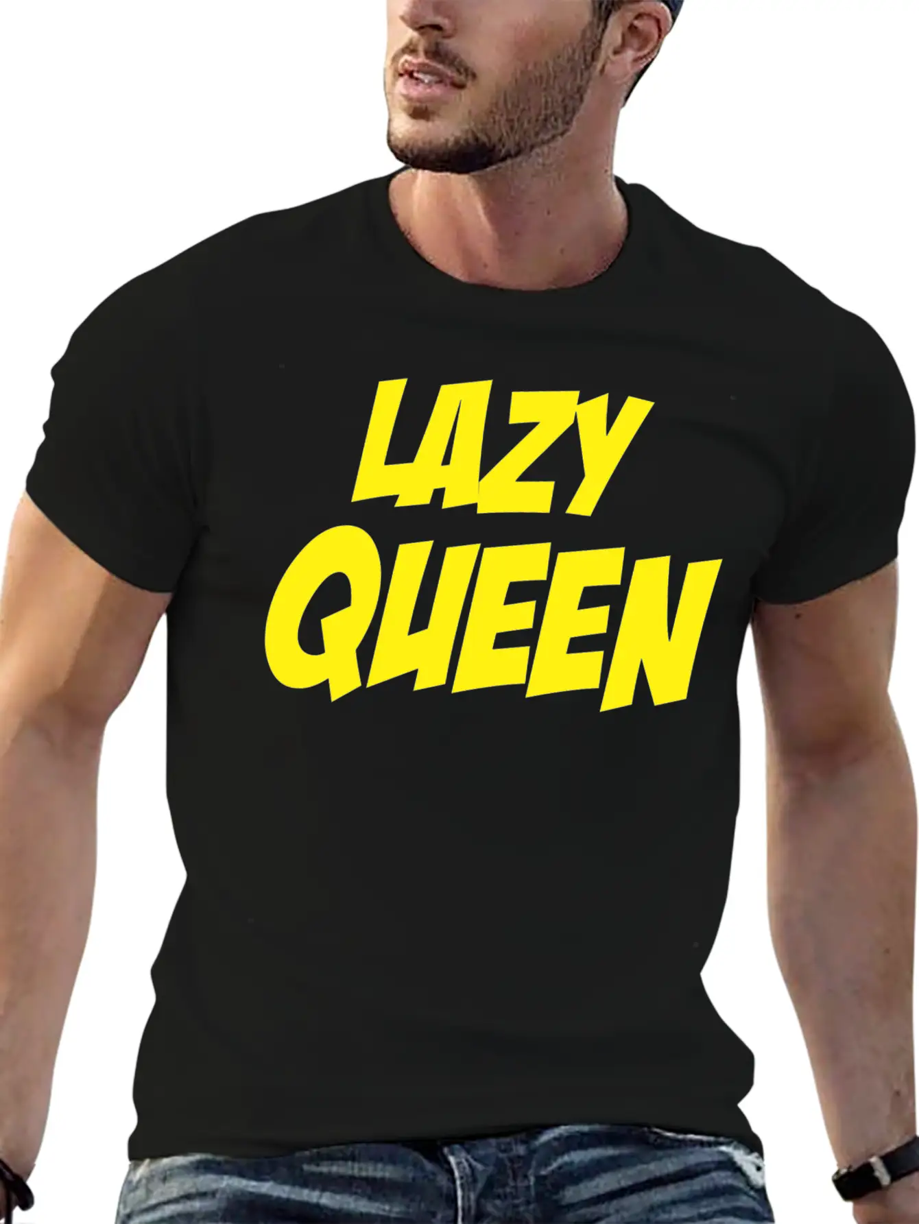 Lazy Queen 3 Breathable Soft Cotton T-Shirt – Timeless Casual Look