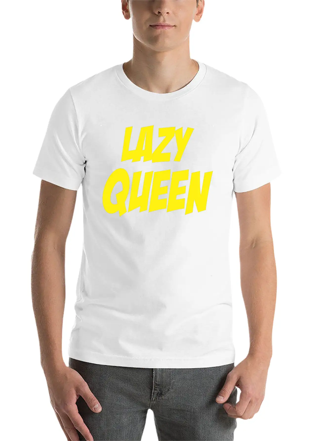 Lazy Queen 3 Breathable Soft Cotton T-Shirt – Timeless Casual Look