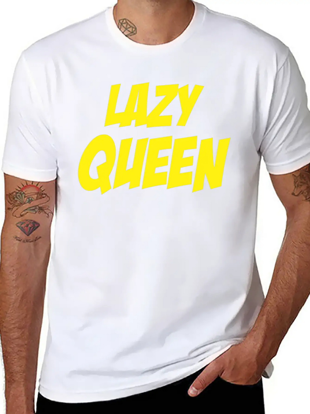 Lazy Queen 3 Breathable Soft Cotton T-Shirt – Timeless Casual Look