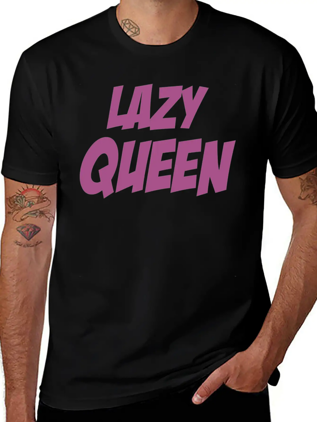 Lazy Queen 9 Stylish Everyday T-Shirt – Unisex Basic Cotton Tee
