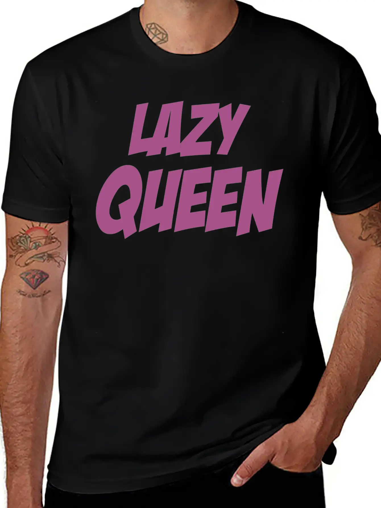 Lazy Queen 9 Stylish Everyday T-Shirt – Unisex Basic Cotton Tee