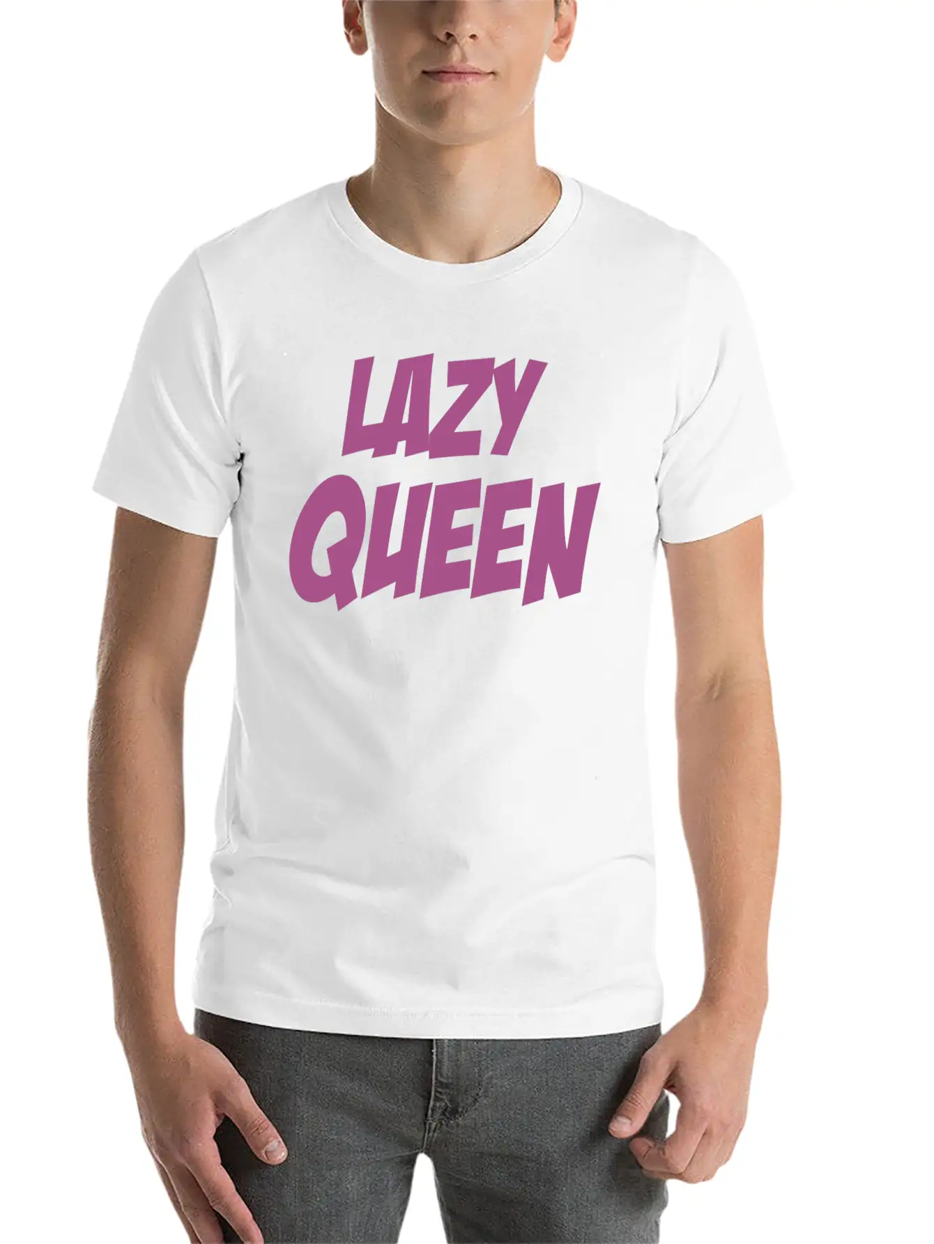 Lazy Queen 9 Stylish Everyday T-Shirt – Unisex Basic Cotton Tee