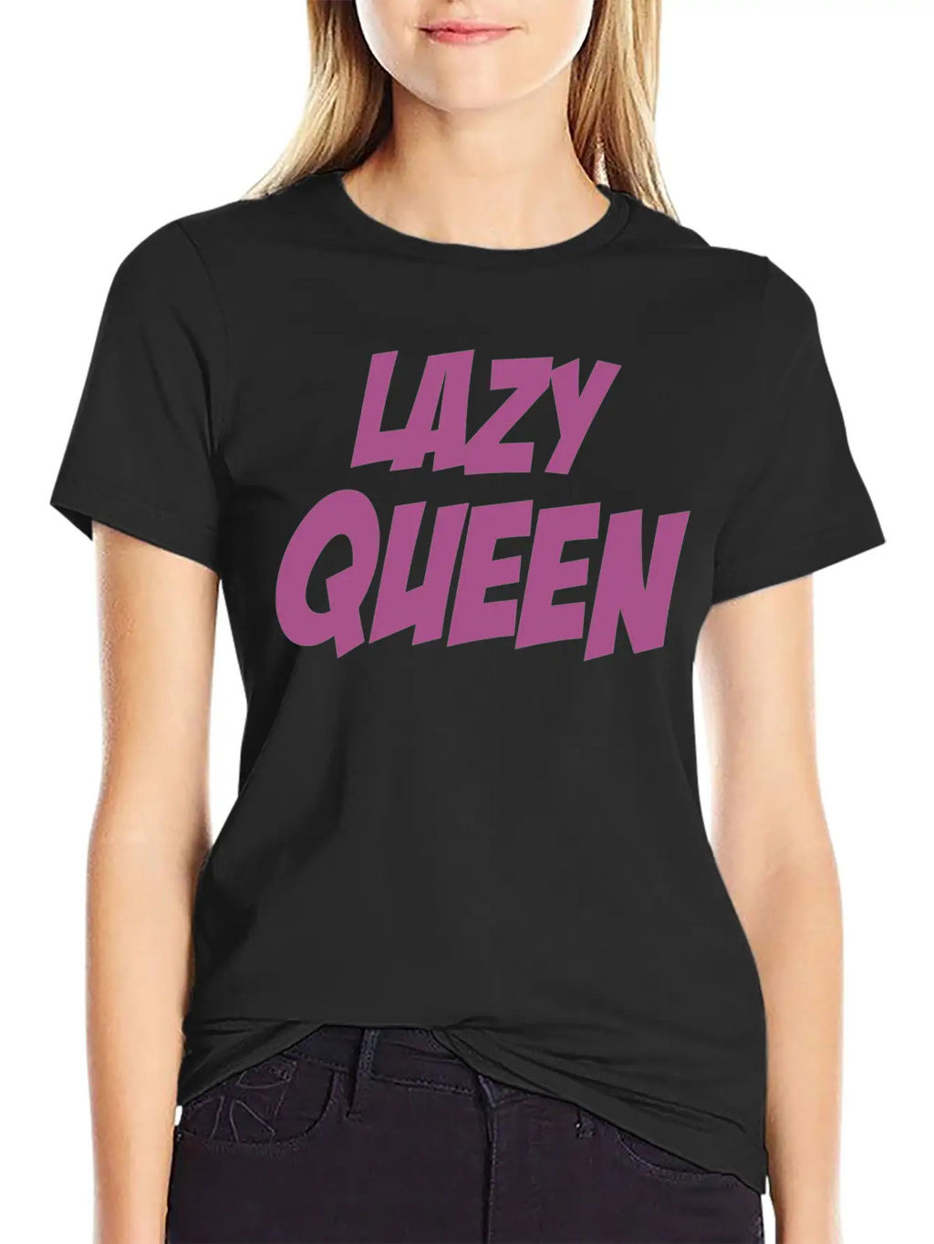 Lazy Queen 9 Stylish Everyday T-Shirt – Unisex Basic Cotton Tee
