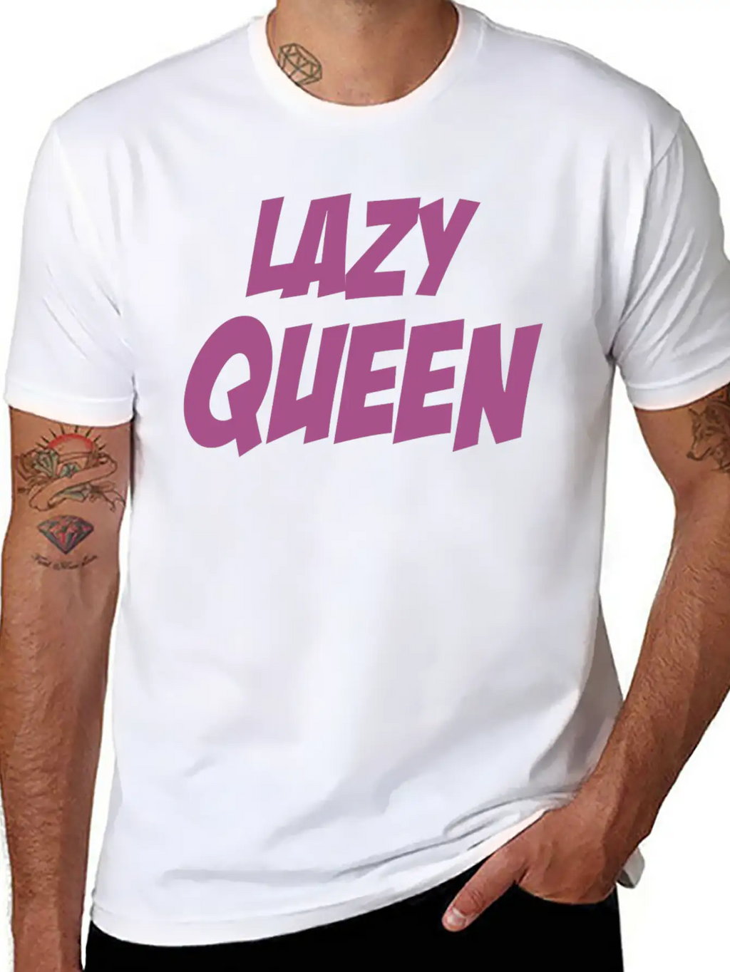 Lazy Queen 9 Stylish Everyday T-Shirt – Unisex Basic Cotton Tee