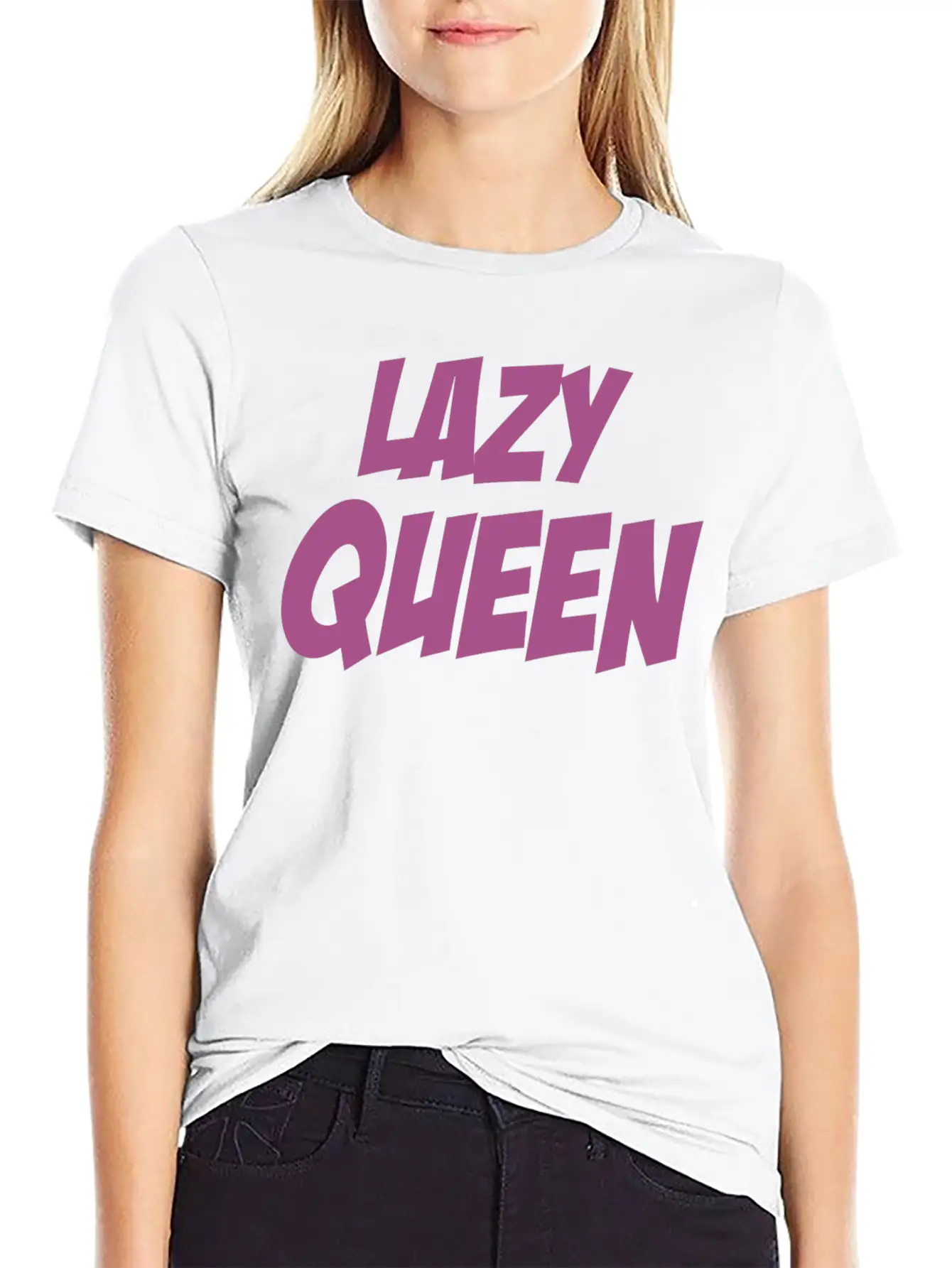 Lazy Queen 9 Stylish Everyday T-Shirt – Unisex Basic Cotton Tee