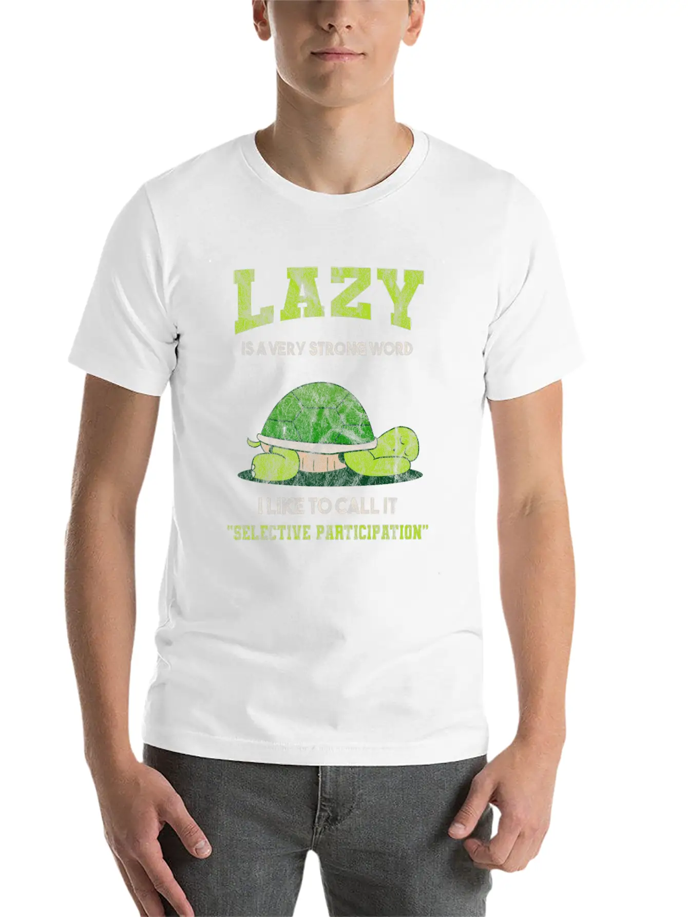 Lazy Slogan Funny Casual Graphic T-Shirt – Simple And Comfortable Daily Wear